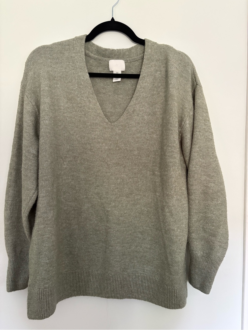 H&M Olive Green V-Neck Women’s Sweater